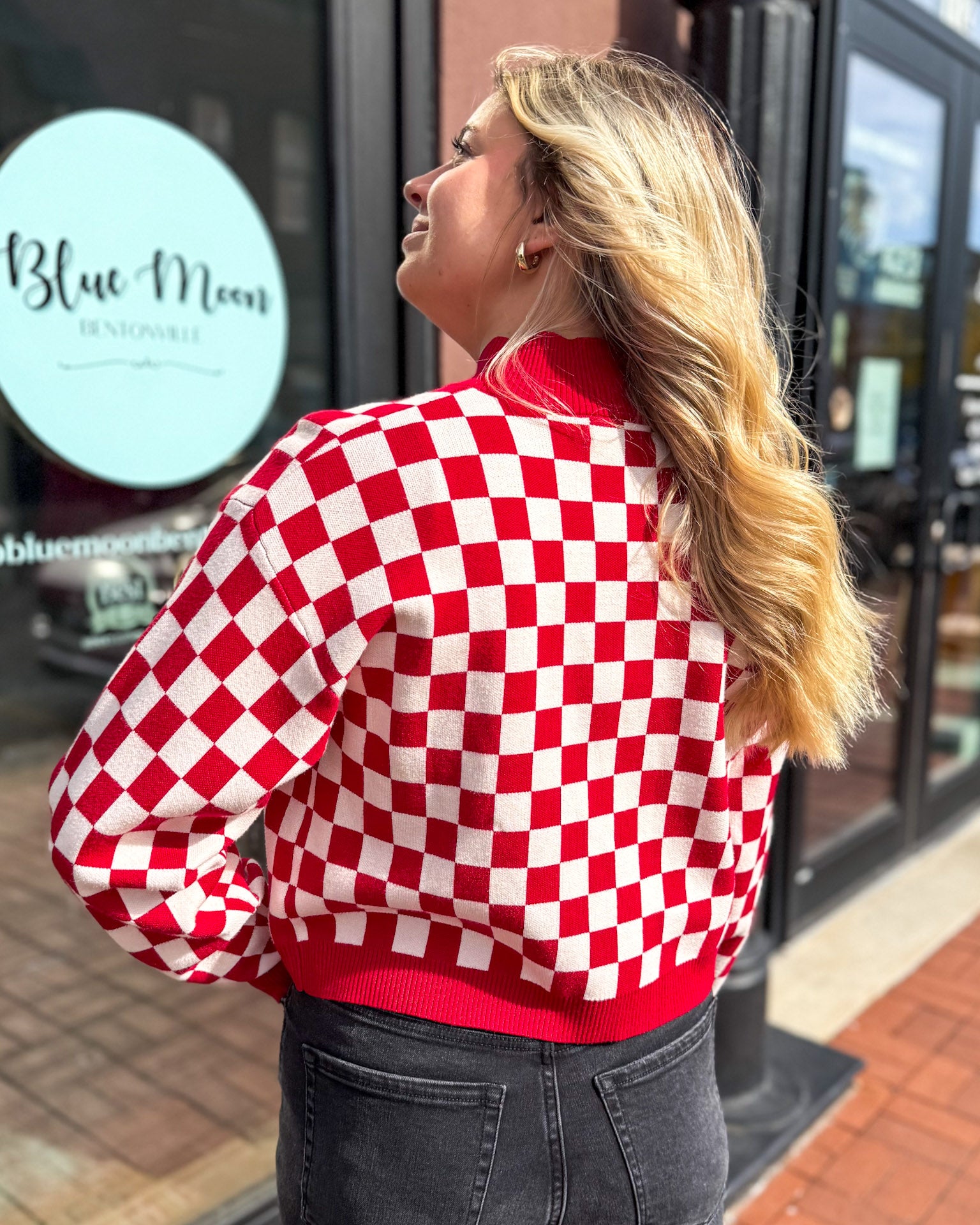 Razorbacks Checkerboard Sweater