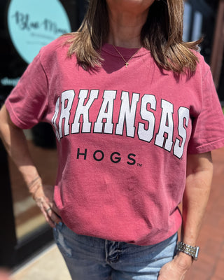 Razorbacks Filled Gault Cardinal T-shirt - Blue Moon Bentonville