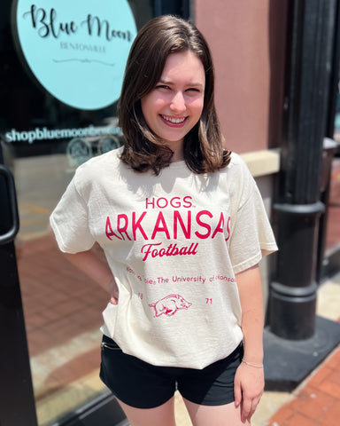 Razorbacks Shot Off Off-White T-shirt