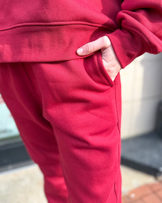 Red Velvet Sweatpants - Shopbluemoonbentonville