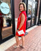 Red Polo Mini Dress