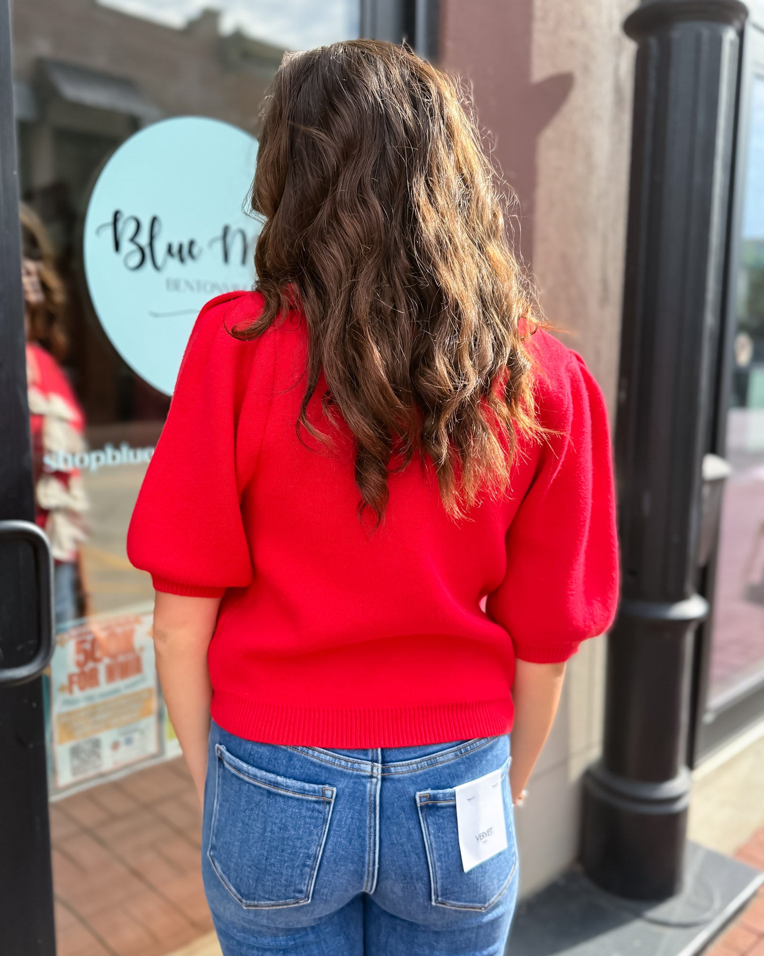 Red Sweater w/White Bows