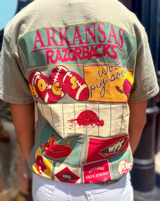Retro Football Gameday T-shirt - Blue Moon Bentonville
