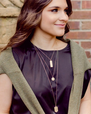 Romans 5:8 Cross Petite Necklace - Shopbluemoonbentonville