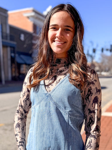 Sheer Western Layering Shirt