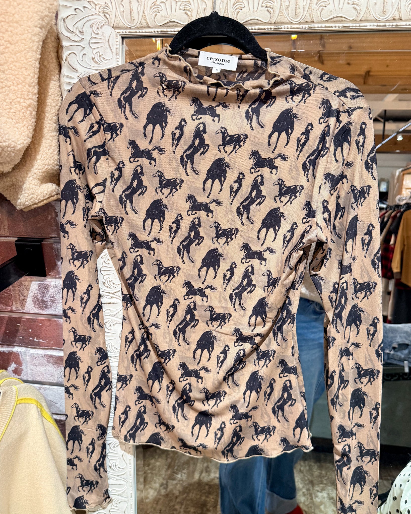 Sheer Western Layering Shirt