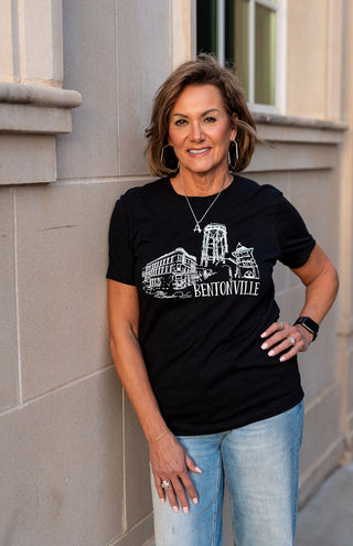 Sketchy Bentonville T-shirt - Shopbluemoonbentonville