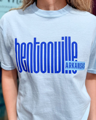 Sky Blue Modern Bentonville T-shirt - Shopbluemoonbentonville