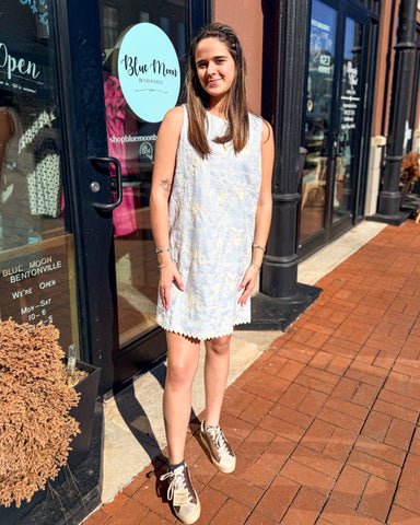 Sunday Brunch Embroidered Dress
