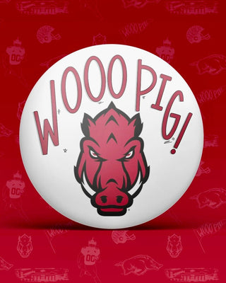 Tailgated Razorback Gameday Button - Blue Moon Bentonville
