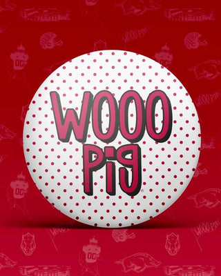 Tailgated Razorback Gameday Button - Blue Moon Bentonville