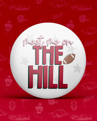 Tailgated Razorback Gameday Button - Blue Moon Bentonville