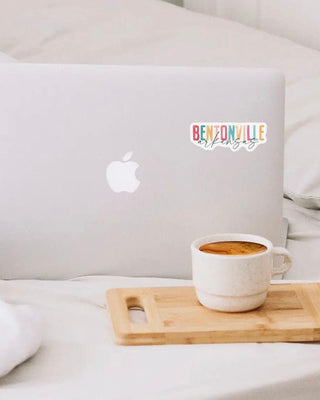 Watercolor Bentonville Sticker - Shopbluemoonbentonville