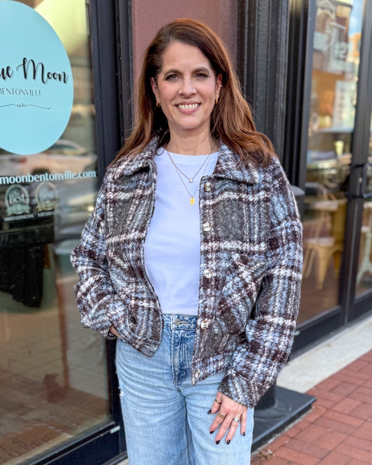 Winter Forest Plaid Jacket