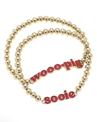 Woo Pig Sooie Stretch Bracelet Set - Shopbluemoonbentonville