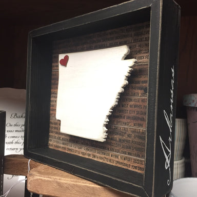 Arkansas Shadow Box - Shopbluemoonbentonville
