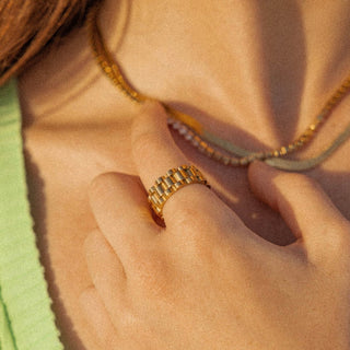 As She Pleases Ring - Gold - Shopbluemoonbentonville