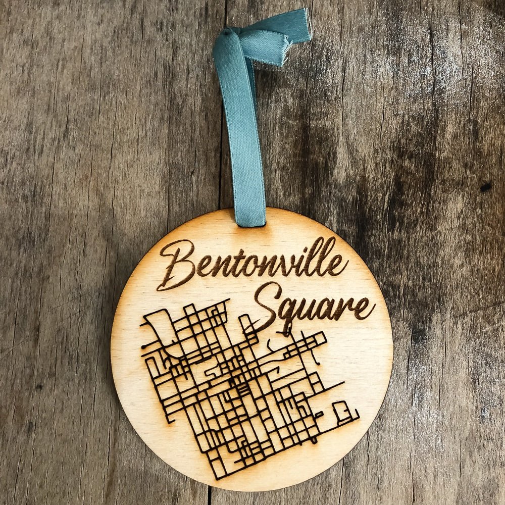 Bentonville Square Ornament - Shopbluemoonbentonville