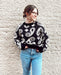 Black Paisley Pattern Sweater - Shopbluemoonbentonville