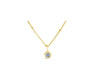 CZ Bezel Birthstone Gold Necklace - Shopbluemoonbentonville