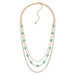 Dainty Chain Link Necklace with Enamel Detailing - Shopbluemoonbentonville