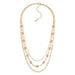 Dainty Chain Link Necklace with Enamel Detailing - Shopbluemoonbentonville