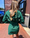 Dark Green Water Resistant Cropped Pullover Jacket - Shopbluemoonbentonville