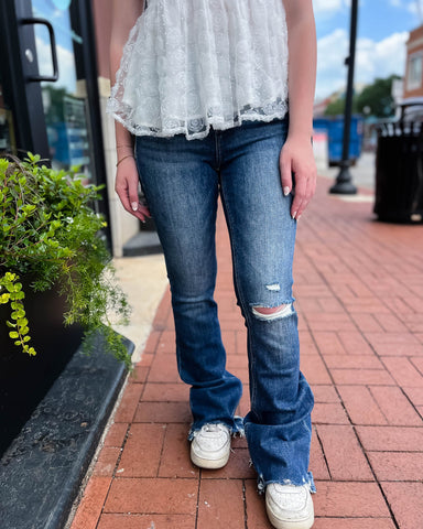 Dazzle High-rise Flare Jeans - Shopbluemoonbentonville