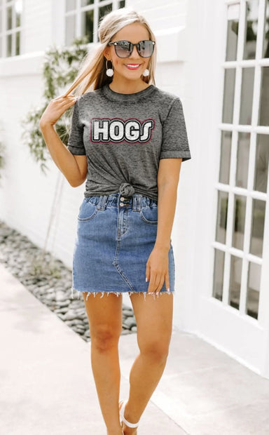 Hogs It's a Win Boyfriend T-shirt - Shopbluemoonbentonville