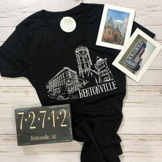 Sketchy Bentonville T-shirt - Shopbluemoonbentonville